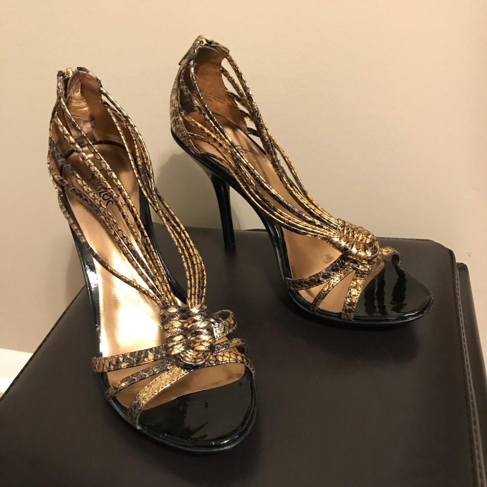 NWOB Carlos Santana Snake Print Heel - Picture 6 of 8